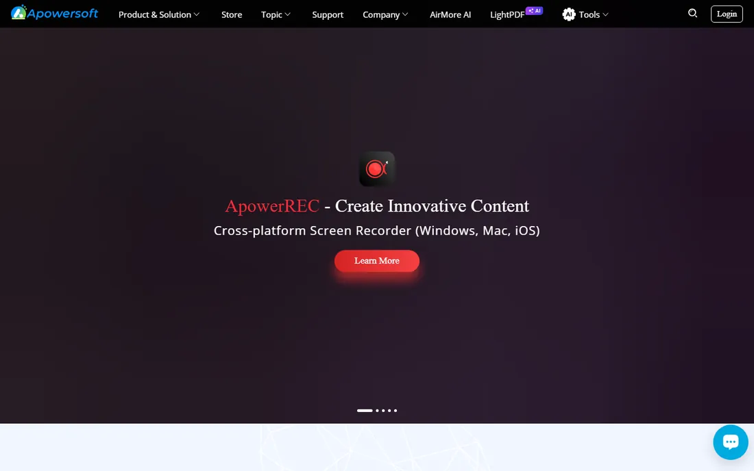 ApowerREC homepage