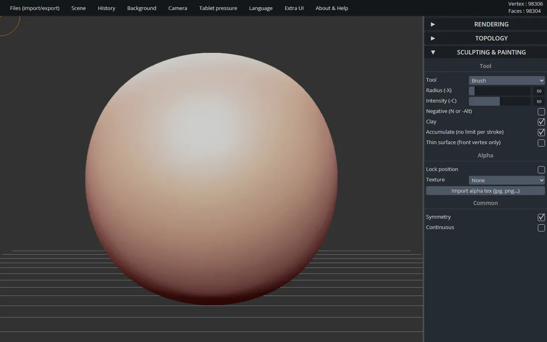 SculptGL homepage