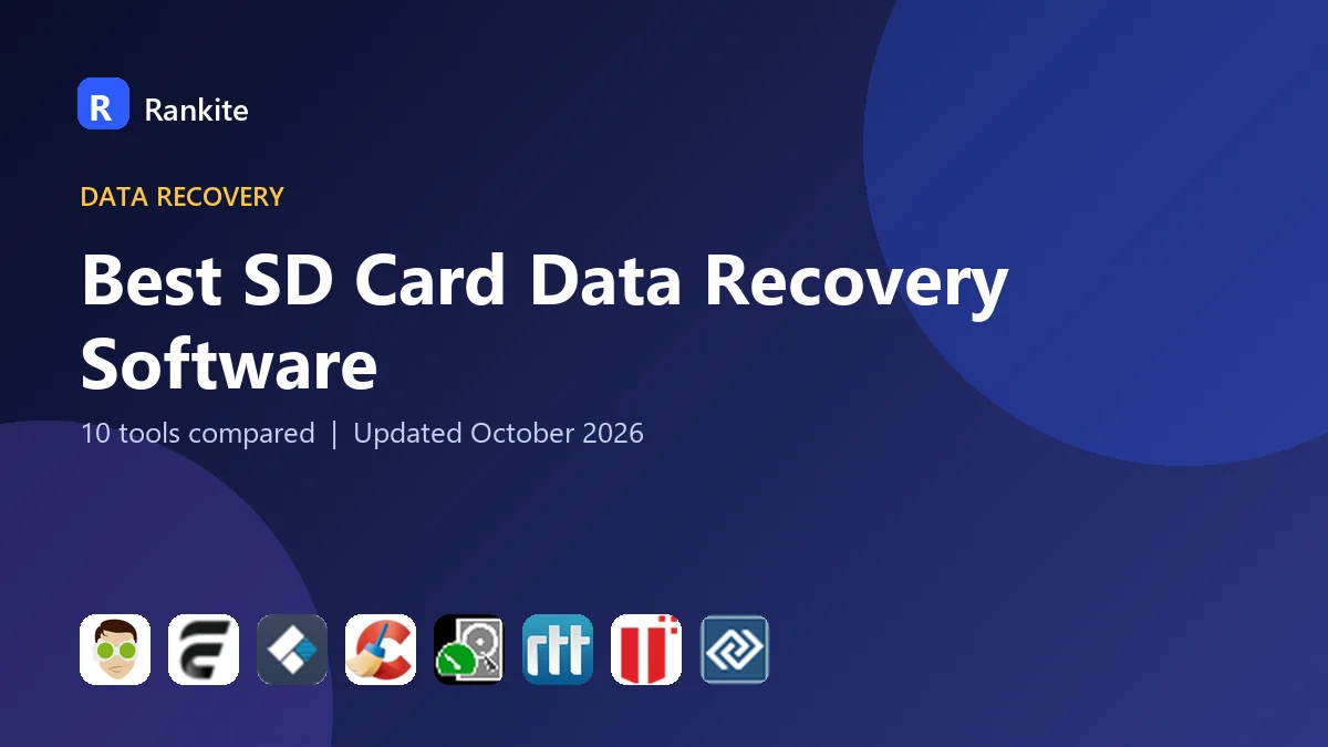 Best SD Card Data Recovery Software in 2026: 10 Tools Compared