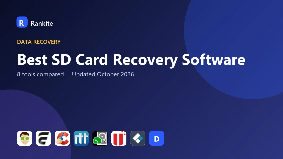 Best SD Card Recovery Software in 2026: 8 Tools Compared