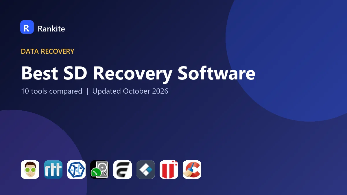 Best SD Recovery Software in 2026: 10 Tools Compared