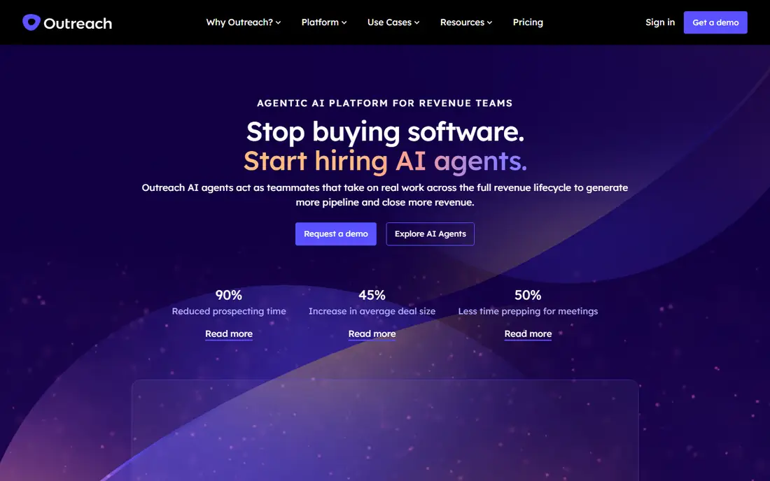 Outreach homepage