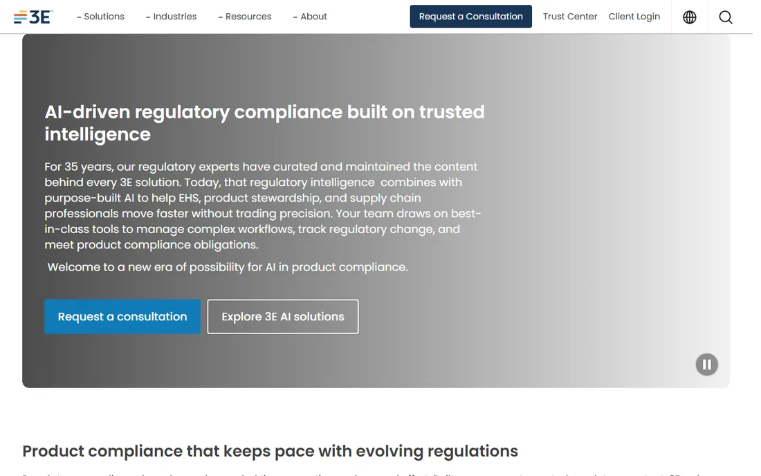 3E homepage