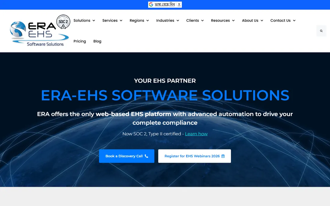 ERA Environmental homepage