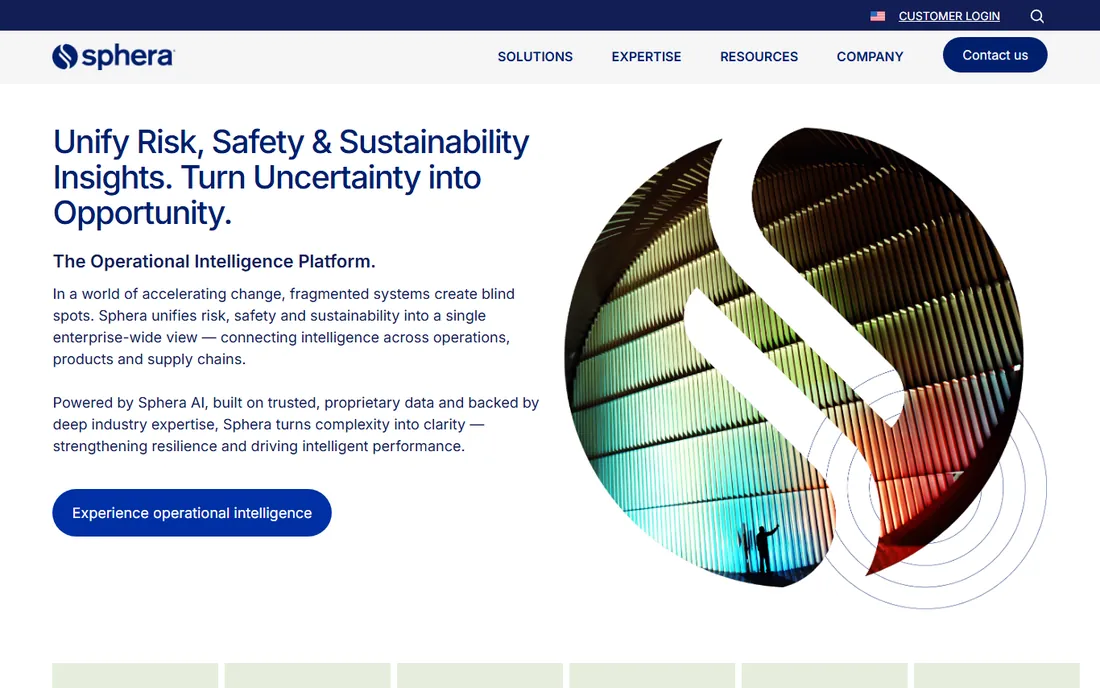 Sphera homepage