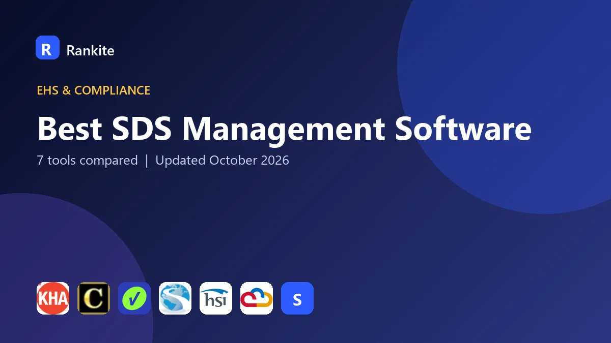 Best SDS Management Software in 2026: 7 Tools Compared
