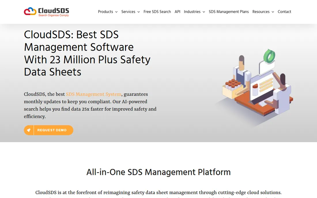 CloudSDS homepage