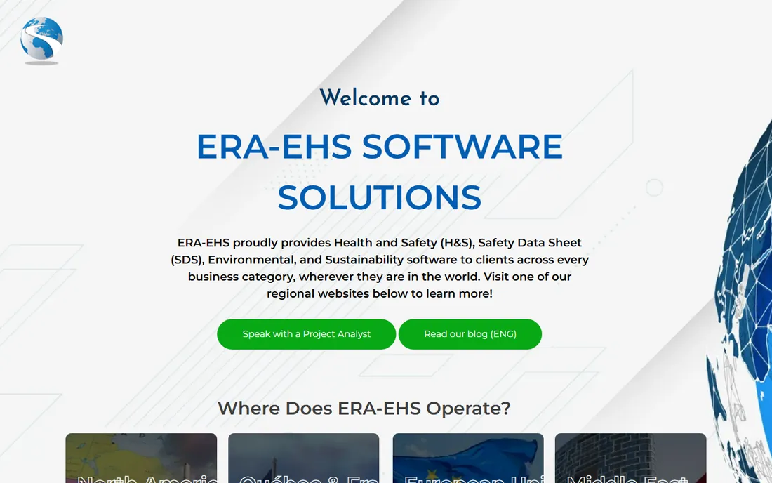 ERA Environmental Management Solutions homepage