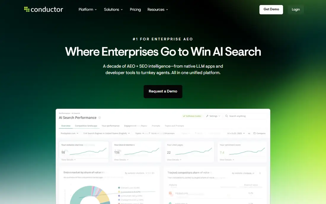 Conductor homepage