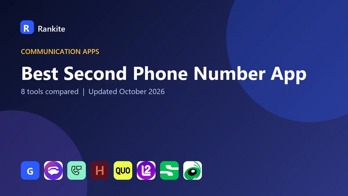 Best Second Phone Number App in 2026: 8 Apps Compared