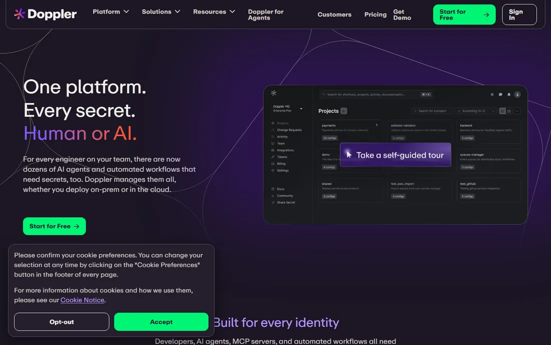 Doppler homepage