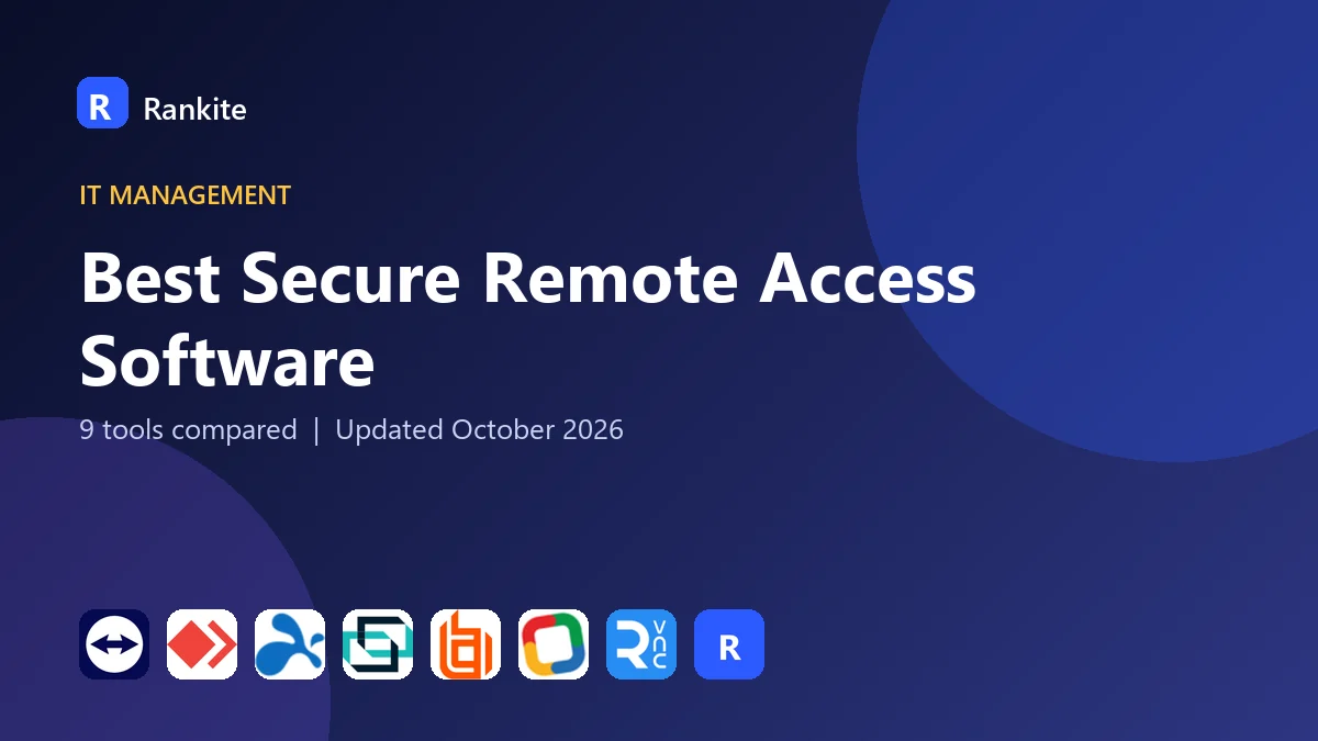 Best Secure Remote Access Software in 2026: 9 Tools Compared