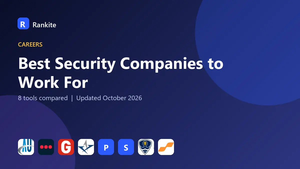 Best Security Companies to Work For in 2026: 8 Tools Compared