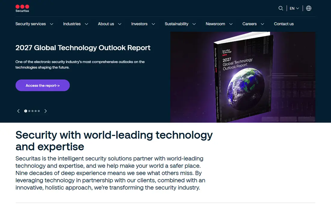 Securitas homepage