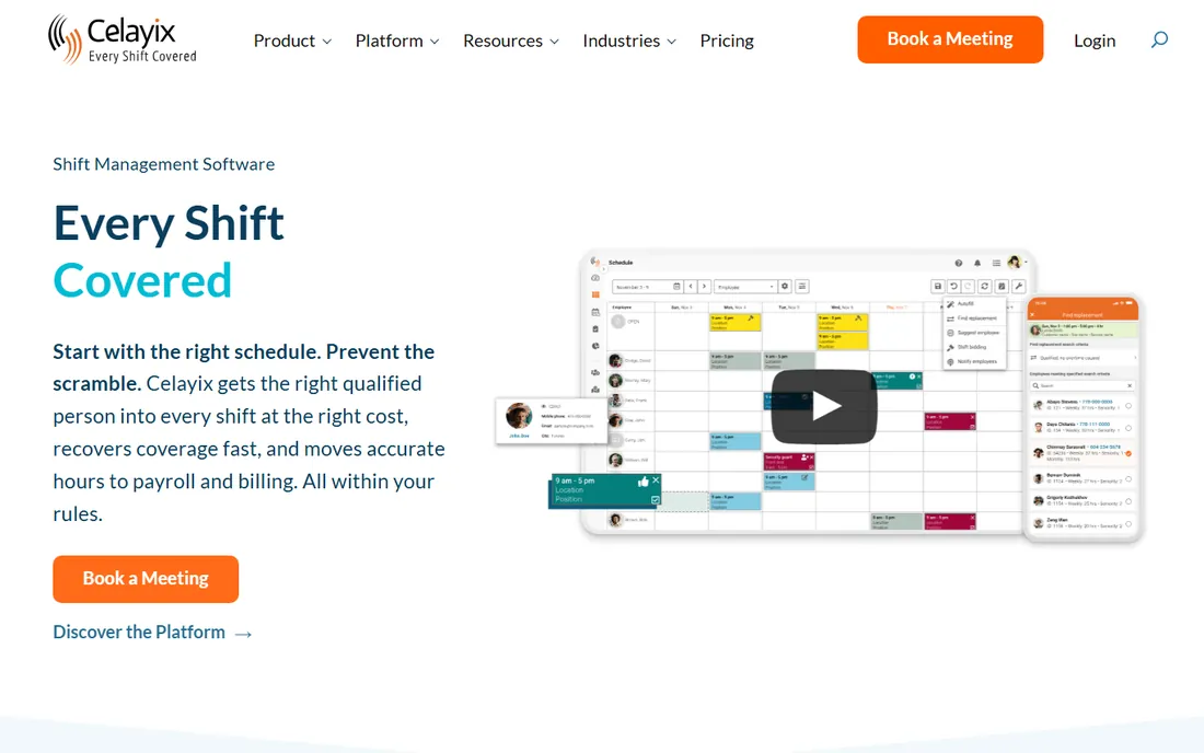 Celayix homepage