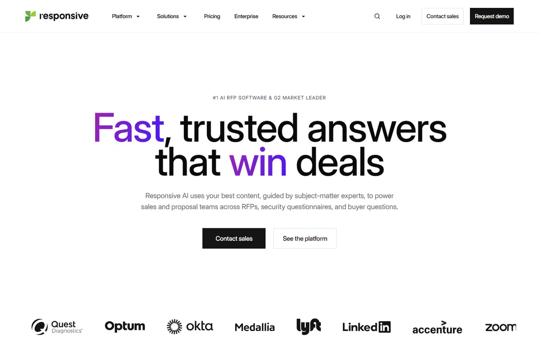 Responsive homepage