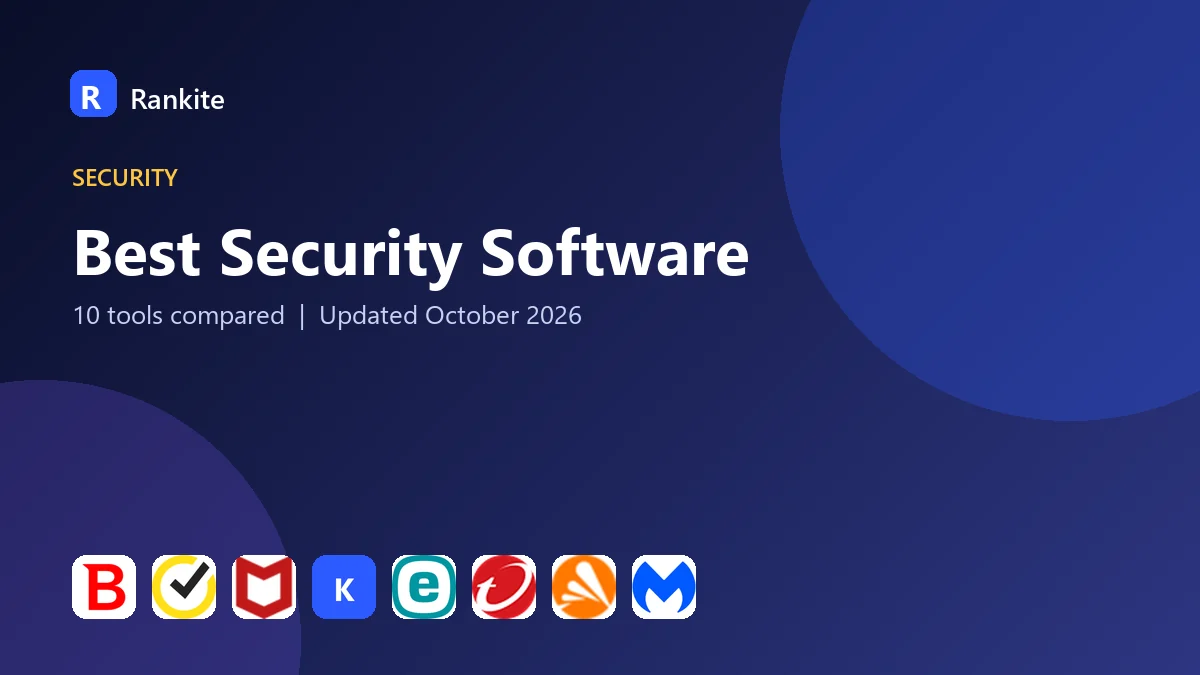 Best Security Software in 2026: 10 Tools Compared