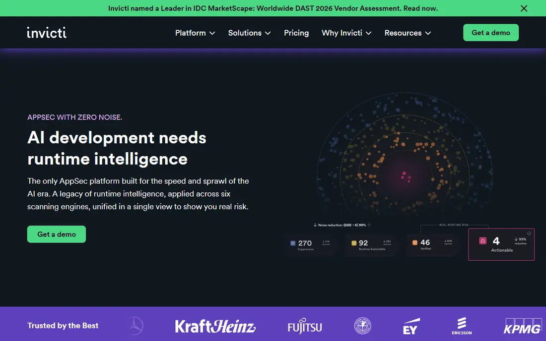 Invicti homepage
