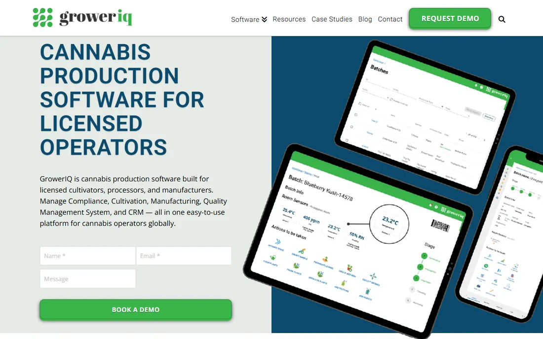 GrowerIQ homepage