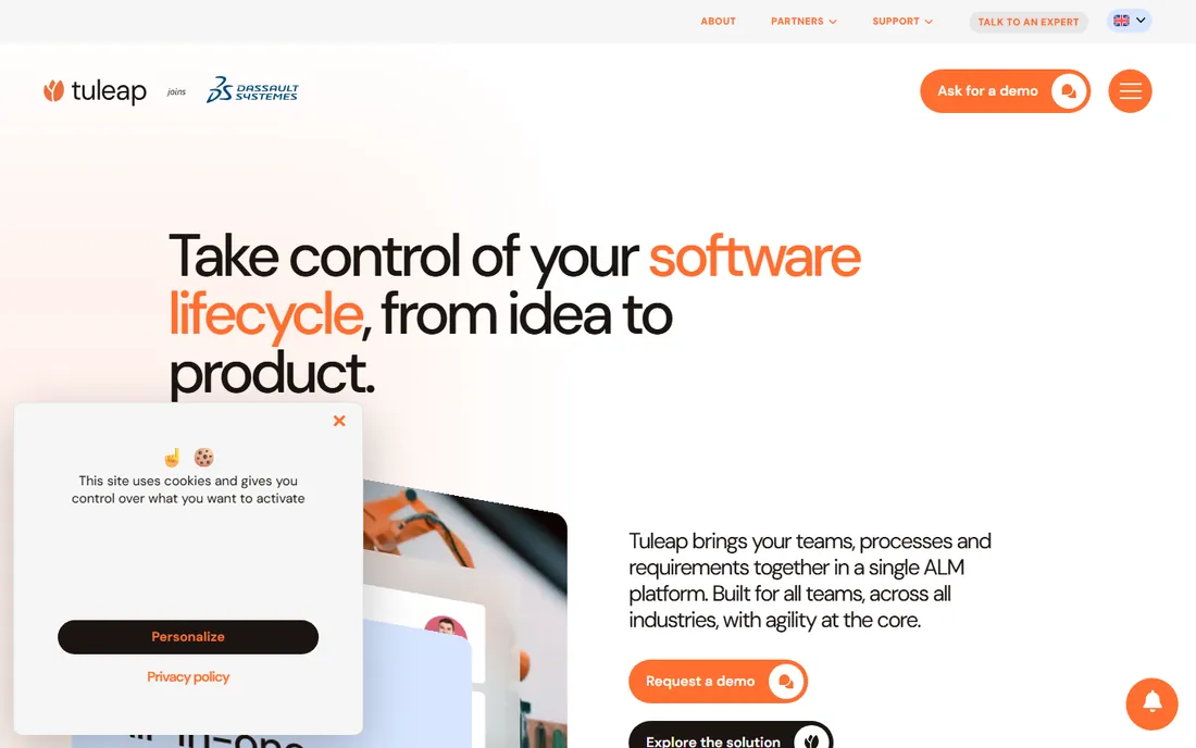 Tuleap homepage