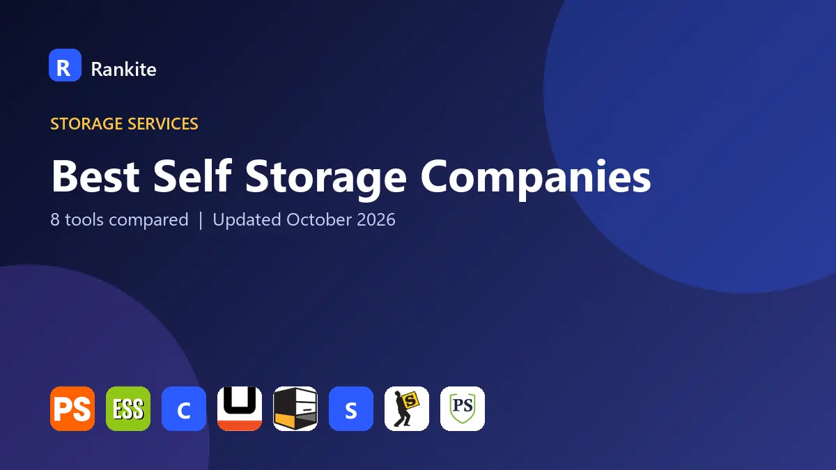 Best Self Storage Companies in 2026: 8 Tools Compared