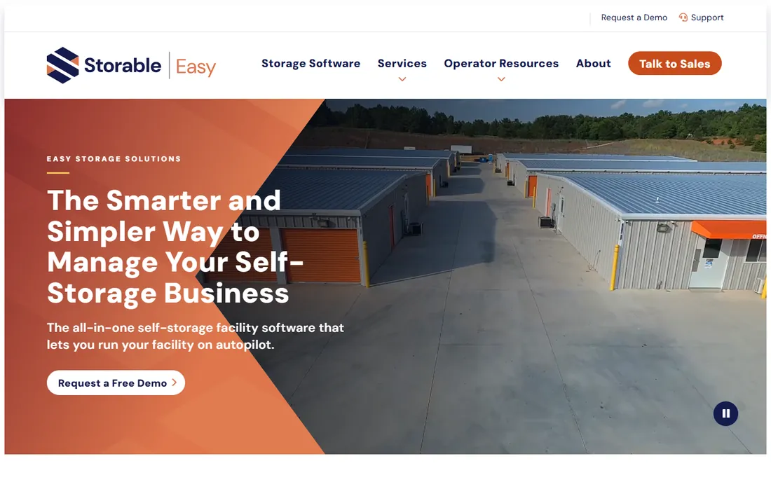 Easy Storage Solutions homepage