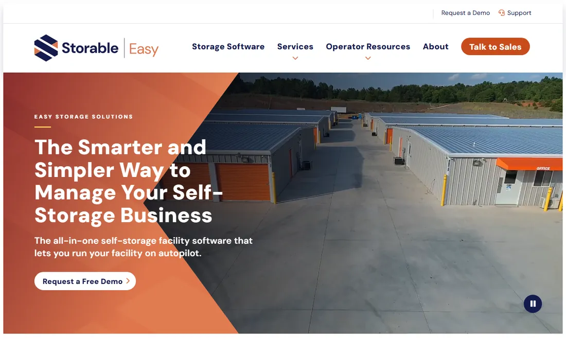 Easy Storage Solutions homepage