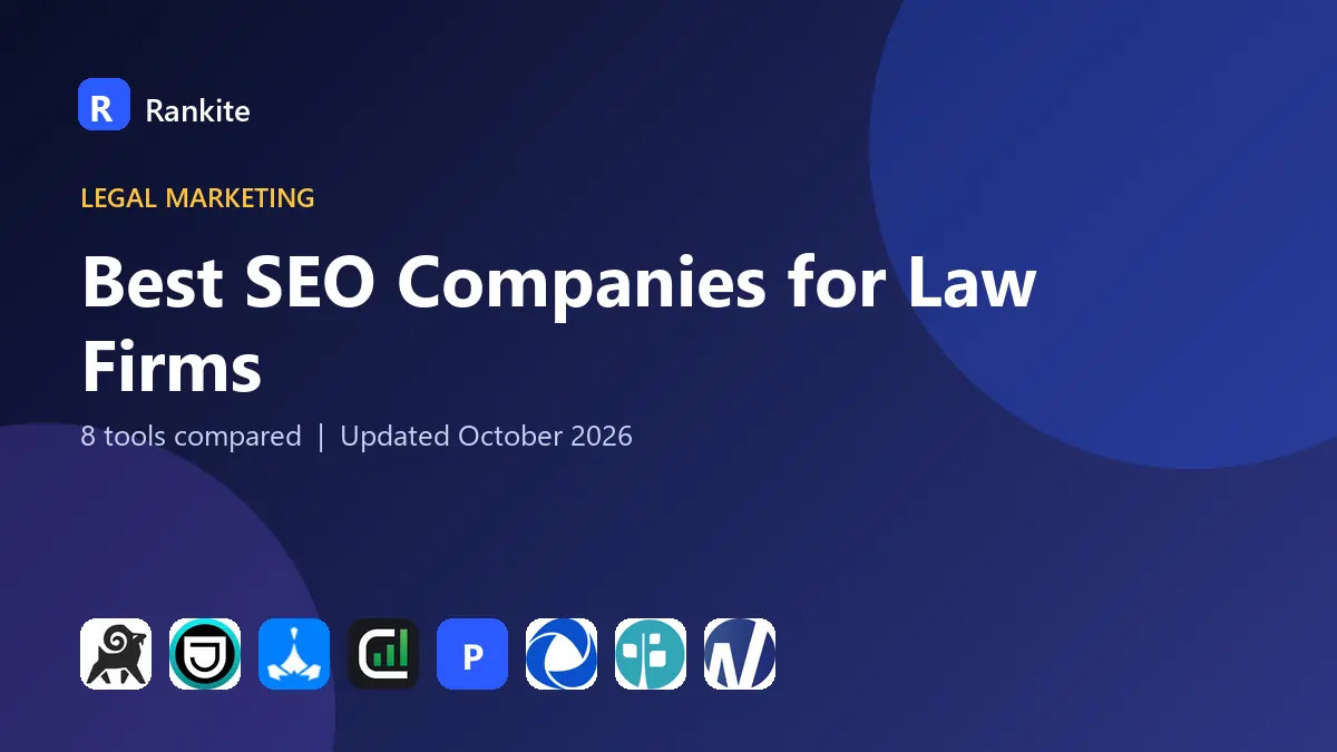 Best SEO Companies for Law Firms in 2026: 8 Companies Compared
