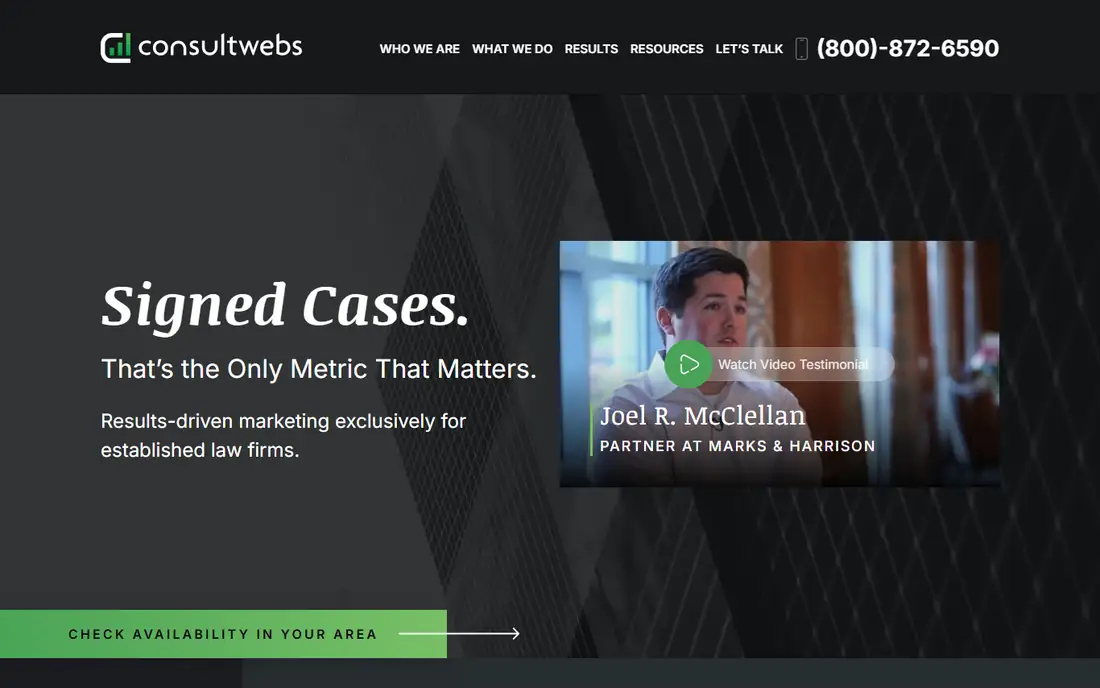 Consultwebs homepage