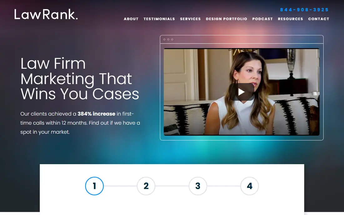 LawRank homepage