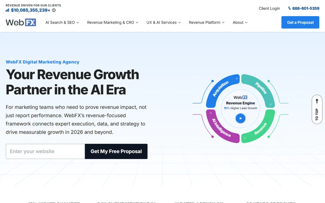 WebFX homepage