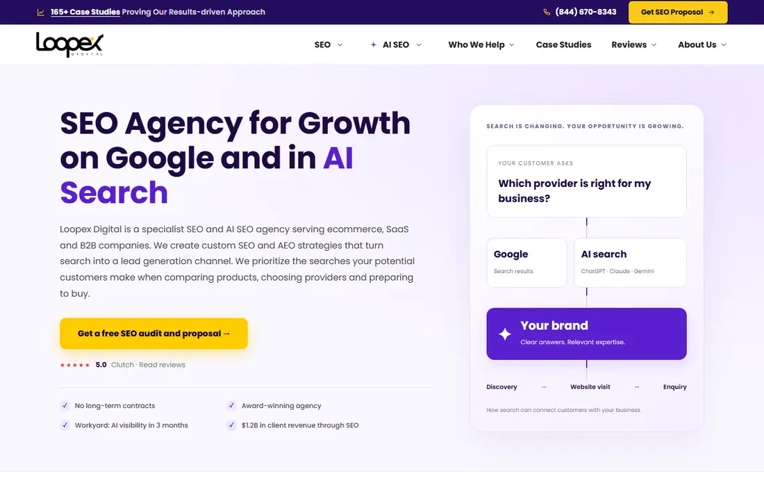 Loopex Digital homepage