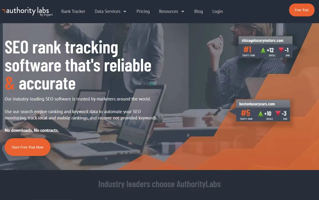 AuthorityLabs homepage