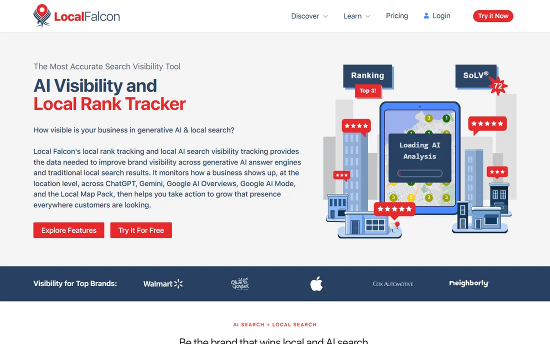 Local Falcon homepage