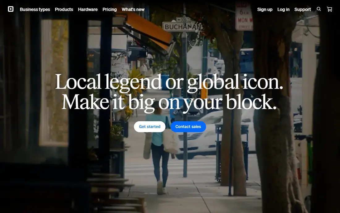 Square Appointments homepage