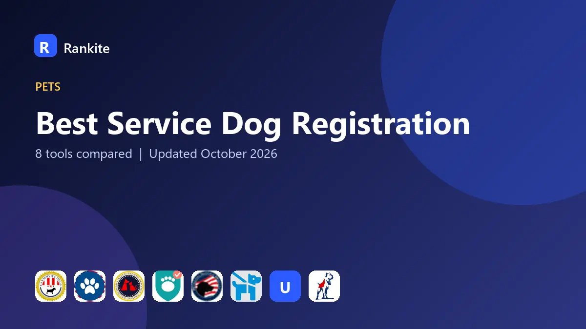 Best Service Dog Registration in 2026: 8 Services Compared