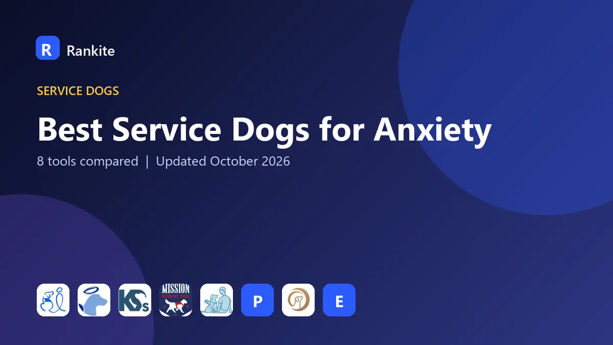 Best Service Dogs for Anxiety in 2026: 8 Tools Compared