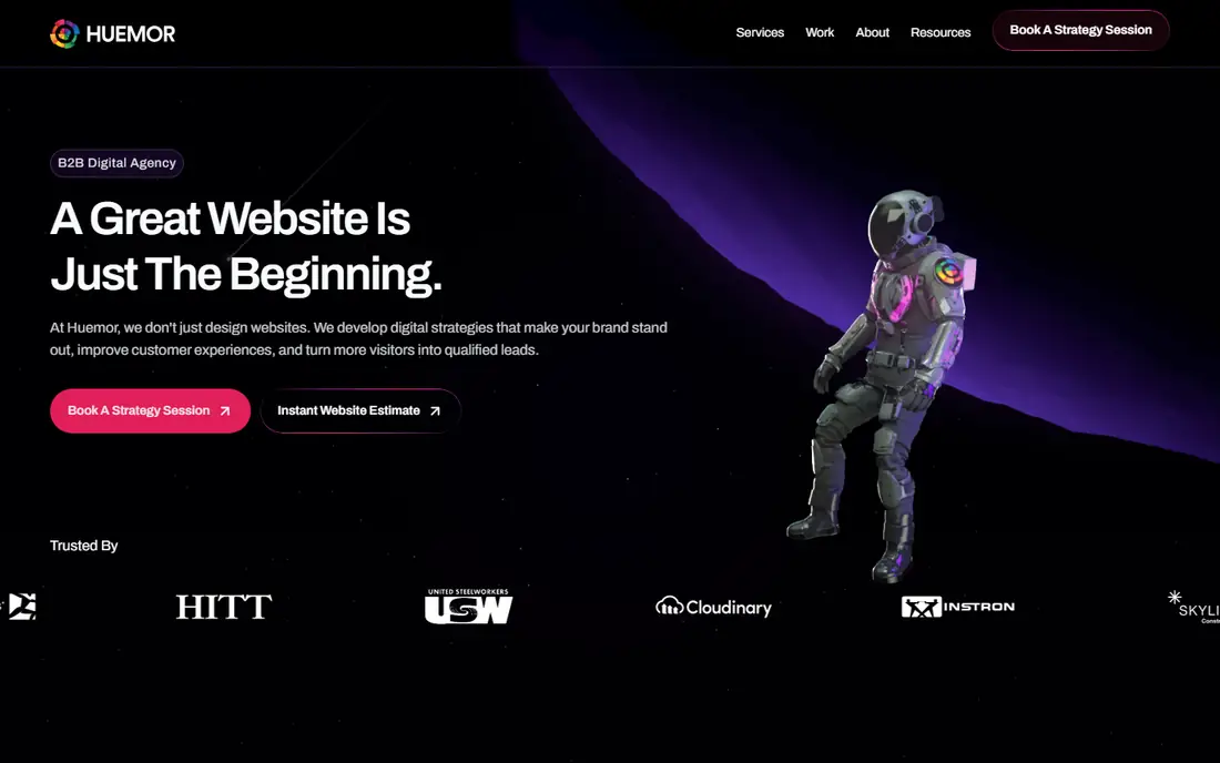 Huemor homepage