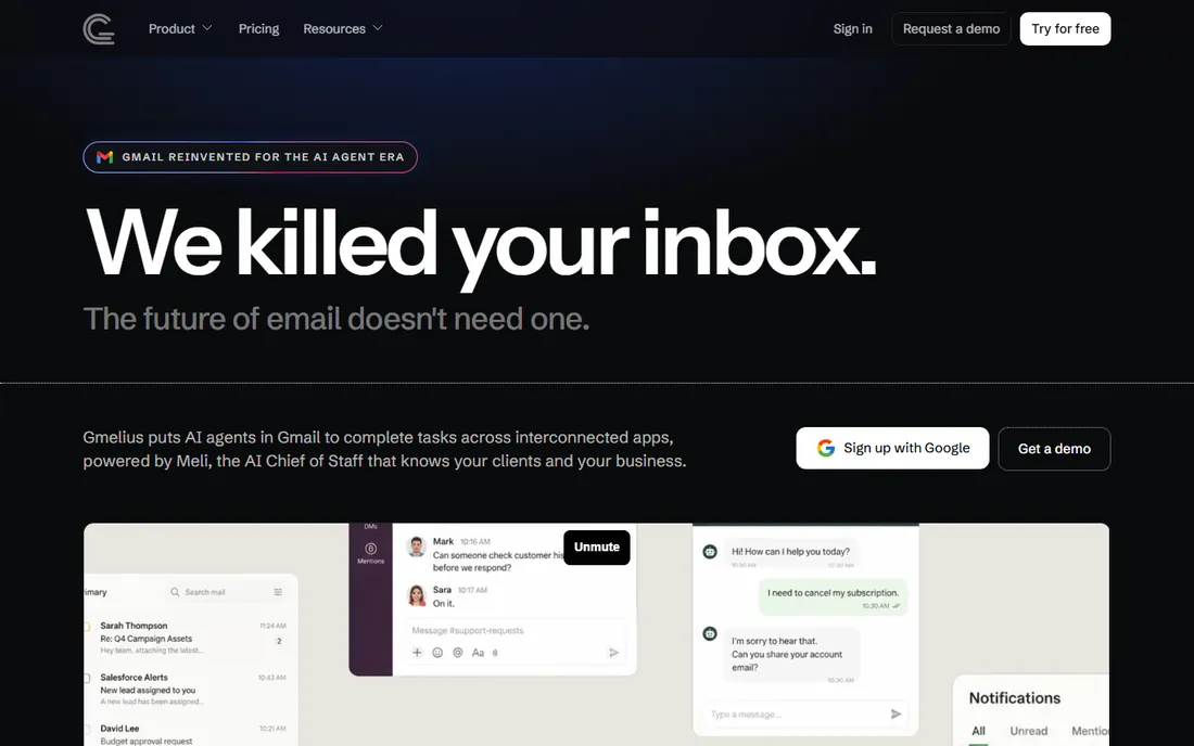 Gmelius homepage