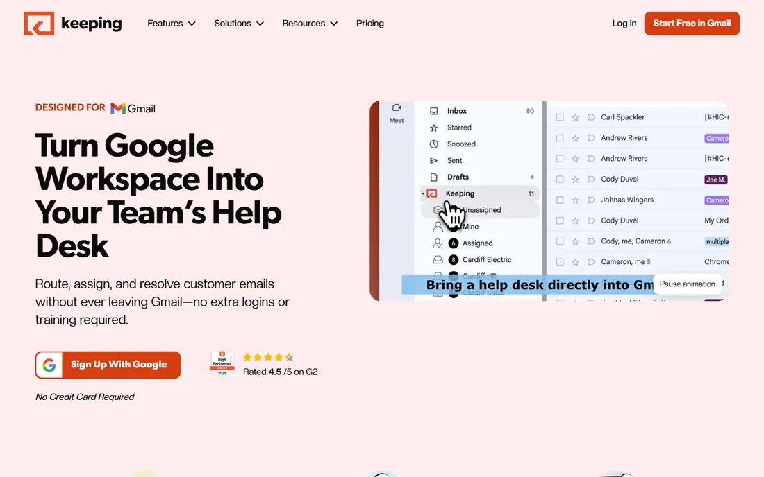 Keeping homepage
