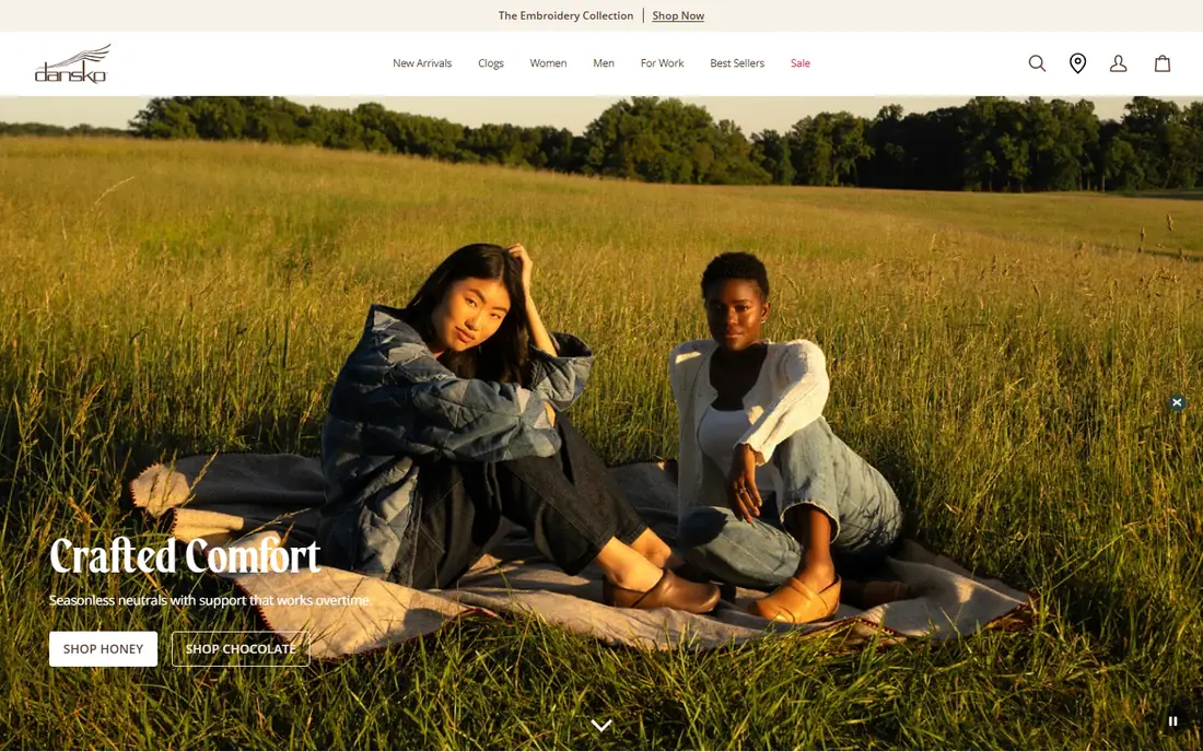 Dansko XP 2.0 homepage
