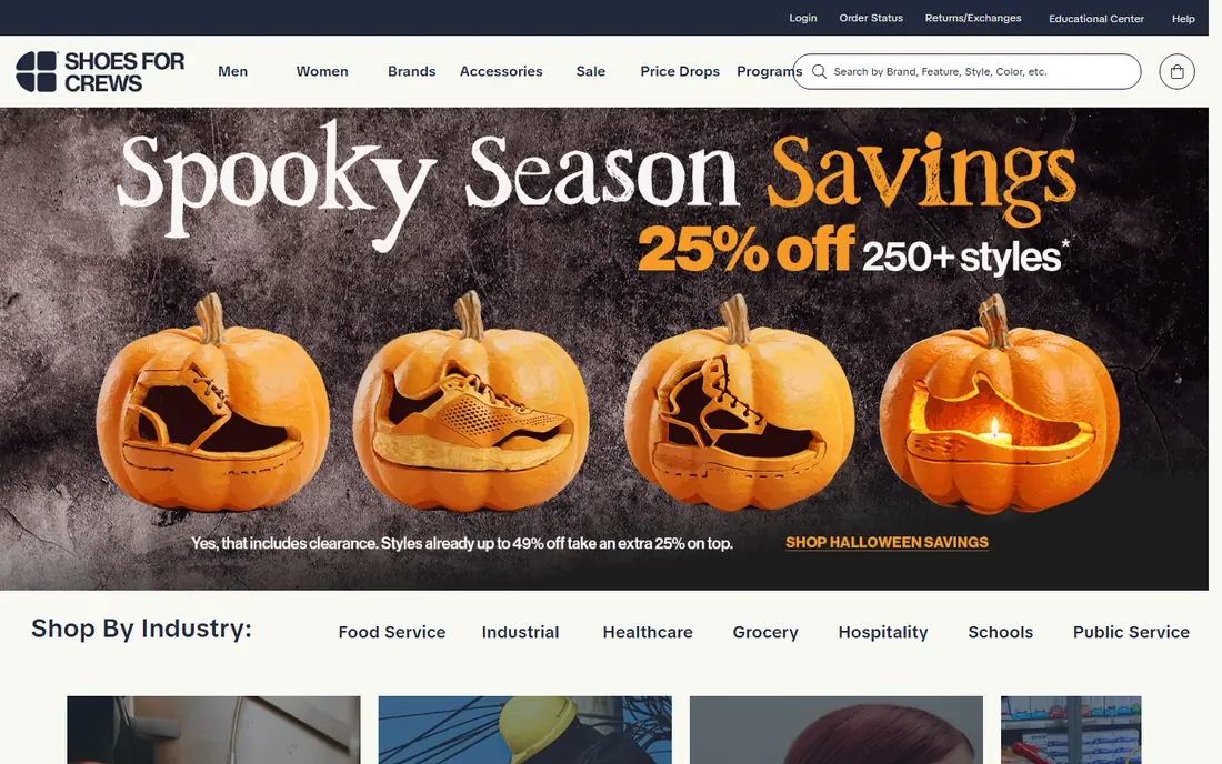 Shoes for Crews Galley II homepage