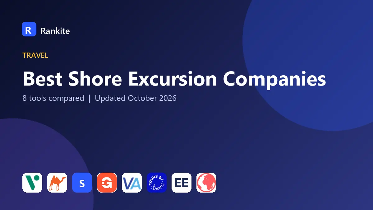 Best Shore Excursion Companies in 2026: 8 Tools Compared