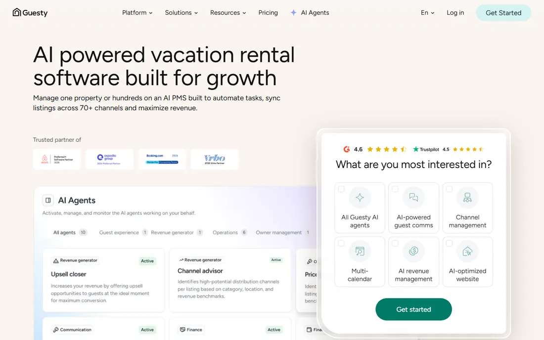 Guesty homepage