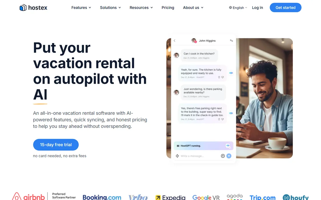Hostex homepage