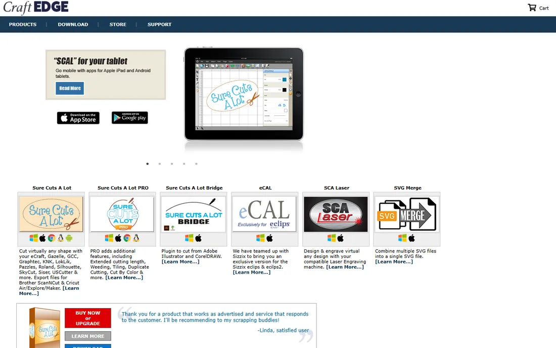 Sure Cuts A Lot homepage