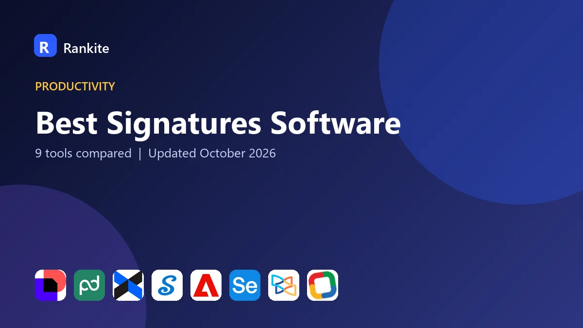 Best Signatures Software in 2026: 9 Tools Compared