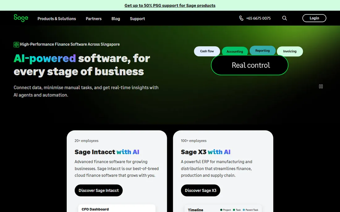 Sage homepage