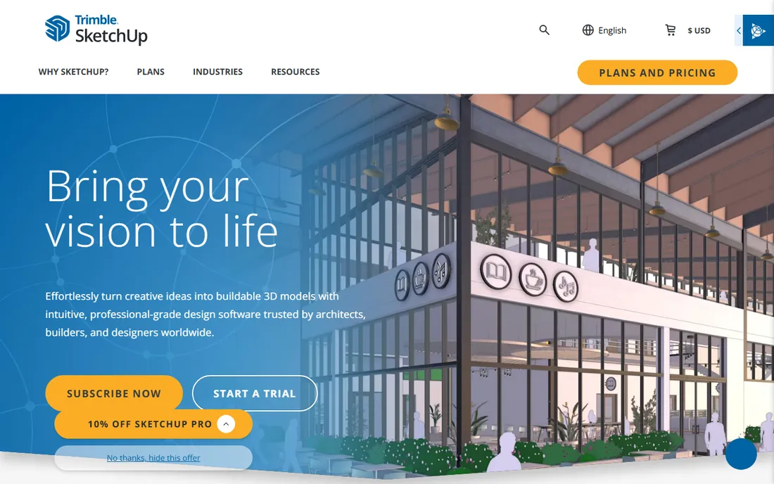 SketchUp homepage