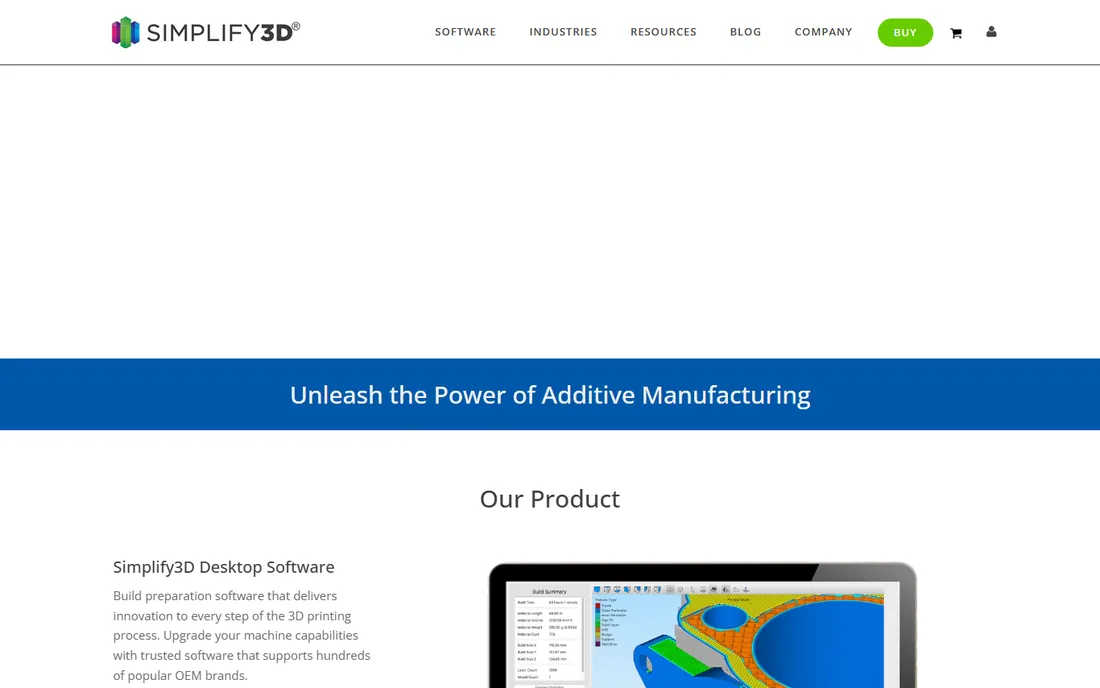 Simplify3D homepage